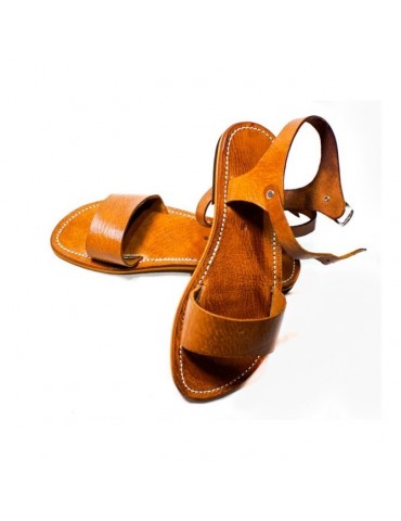 Comfortable real natural leather sandal for women