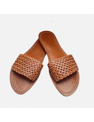 Women's sandal in real natural leather
