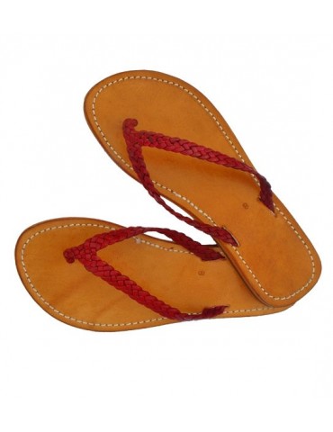 natural leather sandal