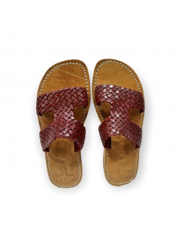 Handcrafted sandals in real...