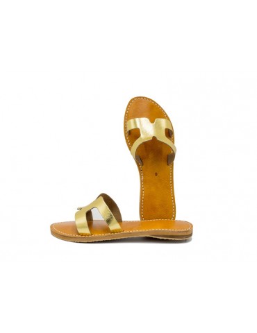 Women's sandal in real leather