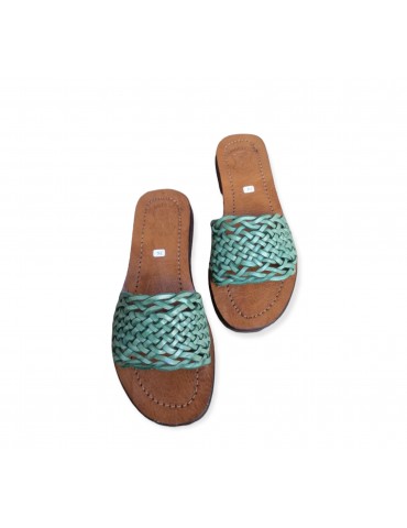 Sandale femme en cuir...
