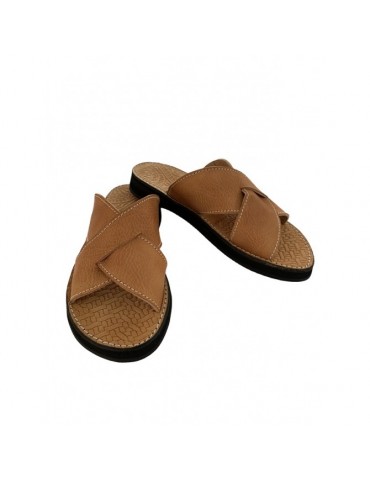 Original brown leather sandal