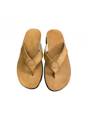 Cómoda sandalia de moda de cuero genuino de alta calidad