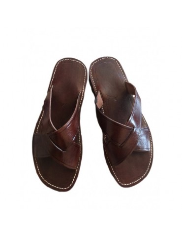 Sandale artisanale en cuir...