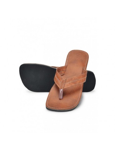 Artisanat Maroc sandale en vrai cuir Marron